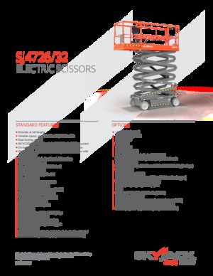 Kolové nůžkové plošiny Skyjack SJ4732 