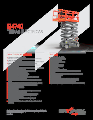 Kolové nůžkové plošiny Skyjack SJ4740 