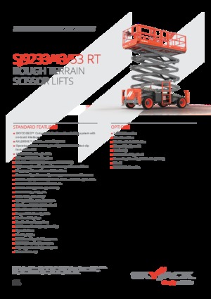 Kolové nůžkové plošiny Skyjack SJ9253 RT