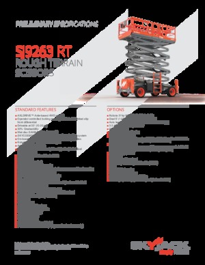 Kolové nůžkové plošiny Skyjack SJ9664RT 