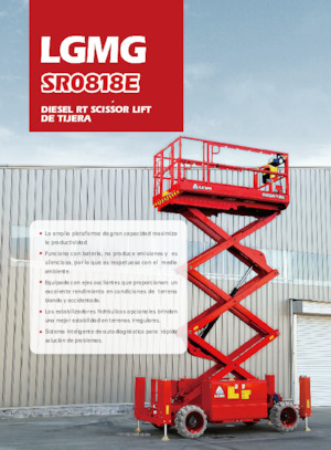Kolové nůžkové plošiny LGMG  SR0818E