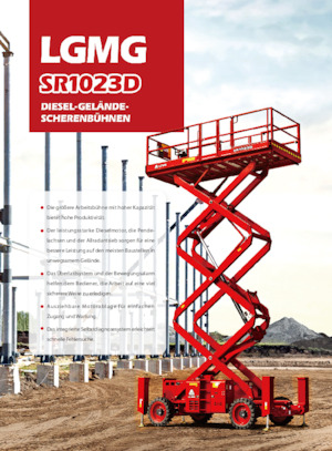 Kolové nůžkové plošiny LGMG  SR1023D