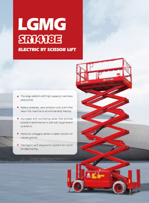 Kolové nůžkové plošiny LGMG  SR1418E 