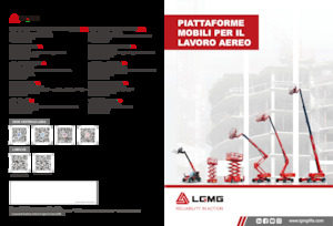 Kolové nůžkové plošiny LGMG  S1012E-2