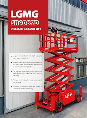 Kolové nůžkové plošiny LGMG  SR4069D