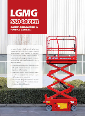 Kolové nůžkové plošiny LGMG  SS0407ER 