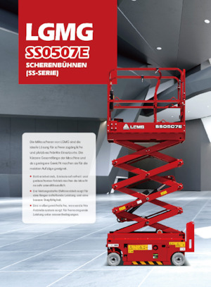 Kolové nůžkové plošiny LGMG  SS0507E 