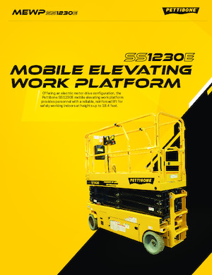 Kolové nůžkové plošiny Pettibone SS1230E