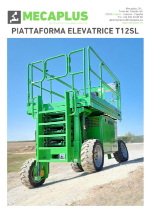 Kolové nůžkové plošiny Mecaplús T12SL