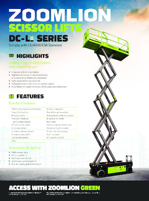 Kolové nůžkové plošiny Zoomlion ZS0812AC-Li
