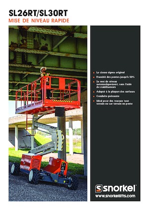 Kolové nůžkové plošiny Snorkel SL26RT