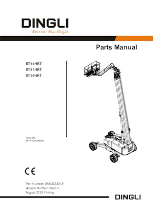 Kolové teleskopické pracovní plošiny Dingli BT41HRT