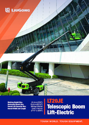 Kolové teleskopické pracovní plošiny Liugong LT20JE