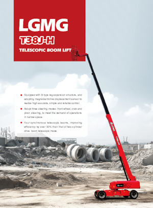 Kolové teleskopické pracovní plošiny LGMG  T38J-H