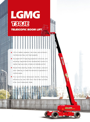 Kolové teleskopické pracovní plošiny LGMG  T38JE