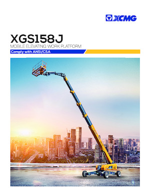 Kolové teleskopické pracovní plošiny XCMG XGS158J 