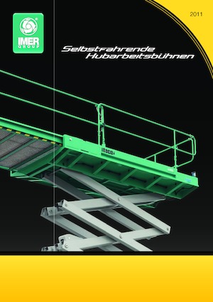 Kolové teleskopické pracovní plošiny Imer IT 100 E