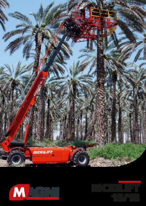 Kolové teleskopické pracovní plošiny MAGNI Ricklift 15