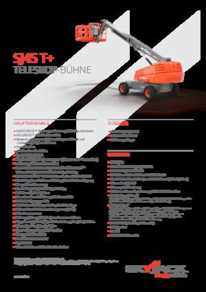 Kolové teleskopické pracovní plošiny Skyjack SJ 45 T+