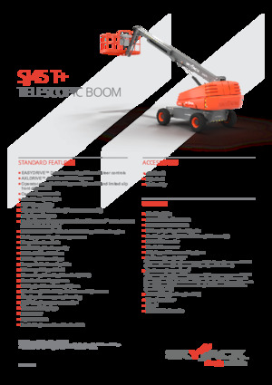 Kolové teleskopické pracovní plošiny Skyjack SJ 45 T+