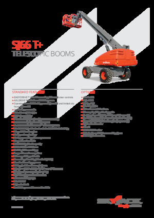 Kolové teleskopické pracovní plošiny Skyjack SJ 66 T+