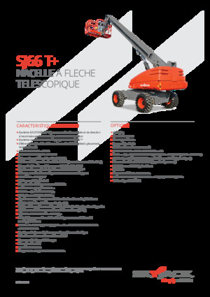 Kolové teleskopické pracovní plošiny Skyjack SJ 66 T+