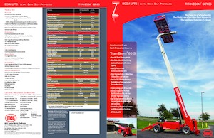 Kolové teleskopické pracovní plošiny MEC TITAN BOOM 60-S