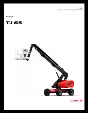 Kolové teleskopické pracovní plošiny Manitou TJ 65