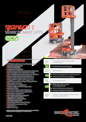 Sloupové pracovní plošiny Skyjack SJ 12 E