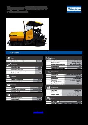 Kolové finišery Dynapac SD 2500 WS