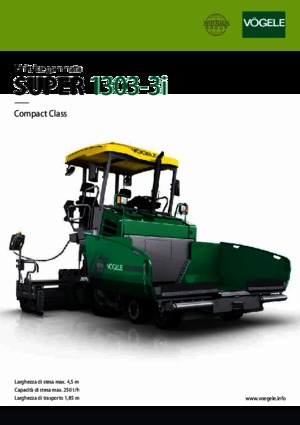 Kolové finišery Vögele Super 1303-3i