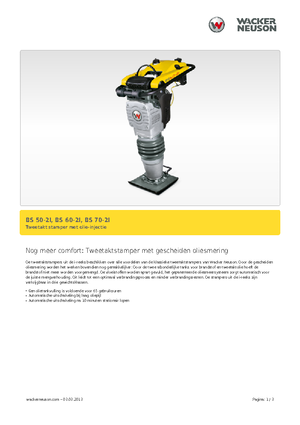 Vibrační pěchy naftové a benzínové Wacker BS 60-2i 11