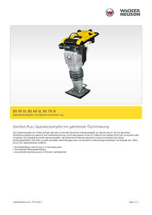 Vibrační pěchy naftové a benzínové Wacker BS 60-2i 11