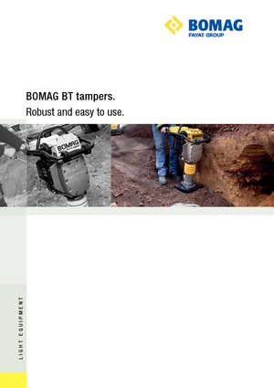 Vibrační pěchy naftové a benzínové Bomag BT 60/4