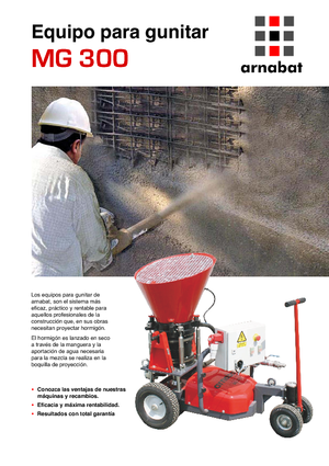 Torkretovací stroje Arnabat MG 300