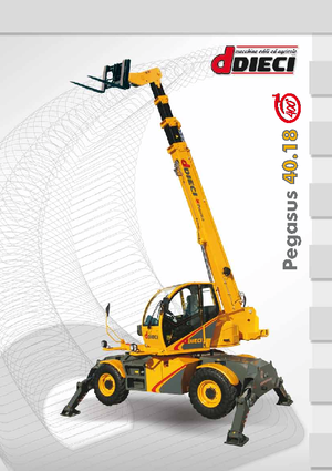 Teleskopické nakladače s horní konstrukcí Dieci Pegasus 40.18/400 °
