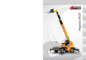 Teleskopické nakladače s horní konstrukcí Dieci Pegasus 50.21