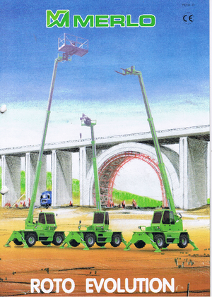 Teleskopické nakladače s horní konstrukcí Merlo Roto 50.10 EV