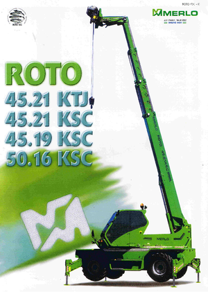 Teleskopické nakladače s horní konstrukcí Merlo Roto 45.21 KSC
