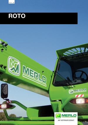 Teleskopické nakladače s horní konstrukcí Merlo Roto 45.21