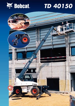 Teleskopické nakladače s horní konstrukcí Bobcat TD 40150