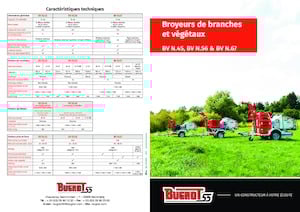 Štěpkovače Bugnot BV-N 56 CH 37 E