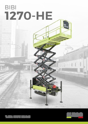Pásové nůžkové plošiny Almac Bibi 1270-HE 