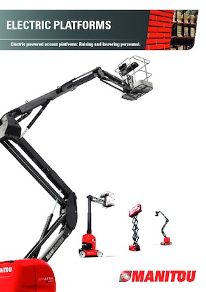 Kolové nůžkové plošiny Manitou 100 SEC