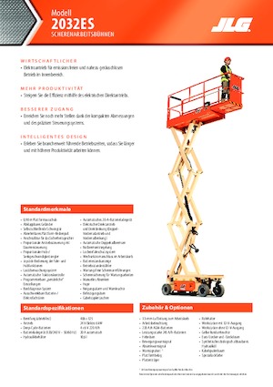 Kolové nůžkové plošiny JLG 2032ES