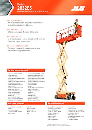 Kolové nůžkové plošiny JLG 2032ES