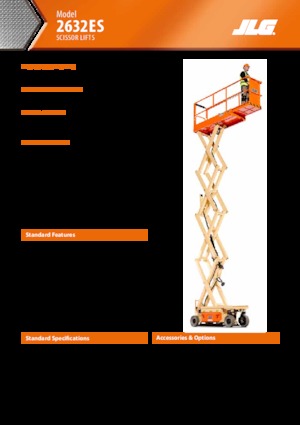 Kolové nůžkové plošiny JLG 2632ES