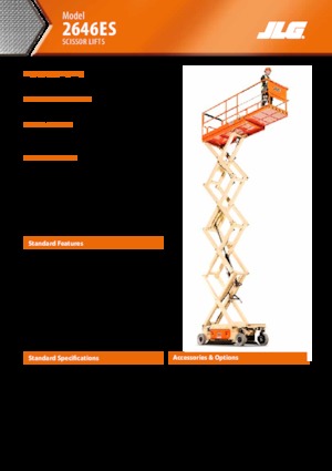 Kolové nůžkové plošiny JLG 2646ES
