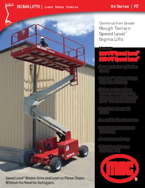 Kolové nůžkové plošiny MEC 2684RT