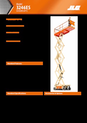 Kolové nůžkové plošiny JLG 3246ES